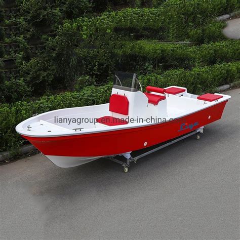 Liya 19feet Fiberglass Panga Offshore Fishing Boat Frp Speed Boats For