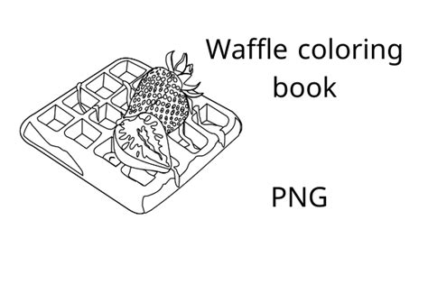 Waffle Coloring Book Graphic By Aliaa Aaila · Creative Fabrica