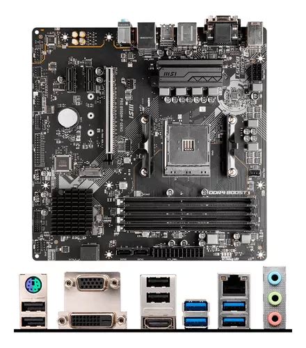 Motherboard Msi Pro B550m P Gen3 Socket Am4 Matx Cuotas Sin Interés