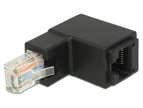 Delock Produkte 86424 Delock Adapter RJ45 Stecker Oben Gewinkelt Zu