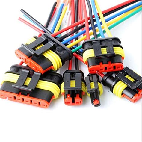 Yetor Way Car Waterproof Electrical Connector 16 Awg 3 Pin Plug Auto Electrical Wire Connectors