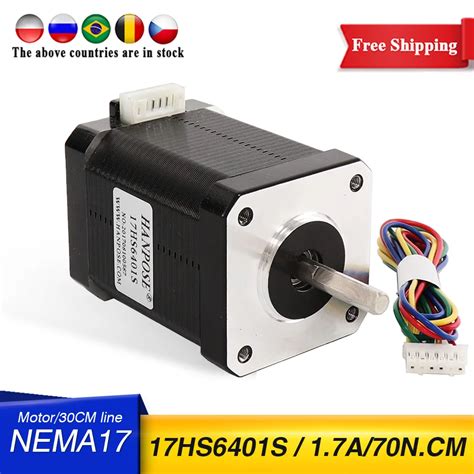 Motor Paso A Paso 17HS6401S 70 N CM 42 Nema 17 Para Impresora 3D