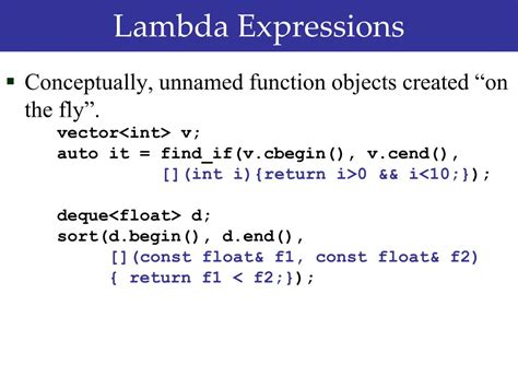 lambda expressions powerpoint    id