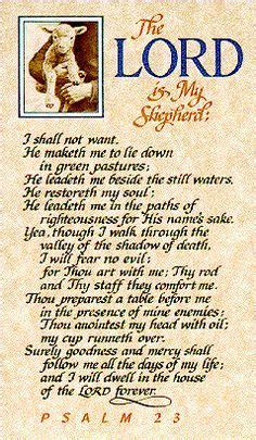 My Favorite Psalm Psalm 23 King James Version 33 Posted On 06 25