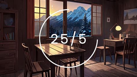 25 5 Pomodoro Timer Lofi Music Helps To Focus On Studying 4 X 25