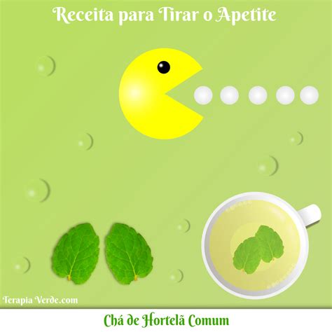 Chá Que Diminui O Apetite - Receita para Tirar o Apetite: Chá de Hortelã Comum | Terapia Verde