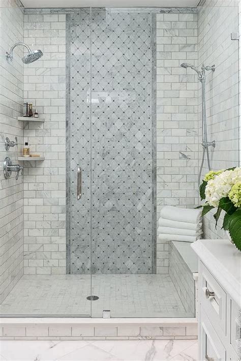 This Walk In Shower Benefits From The Addition Of A Marble Bench Shower