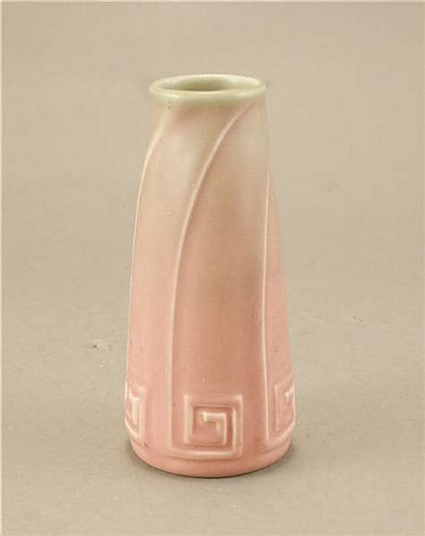 Lot Rookwood Pottery Pink Vase 1928 6