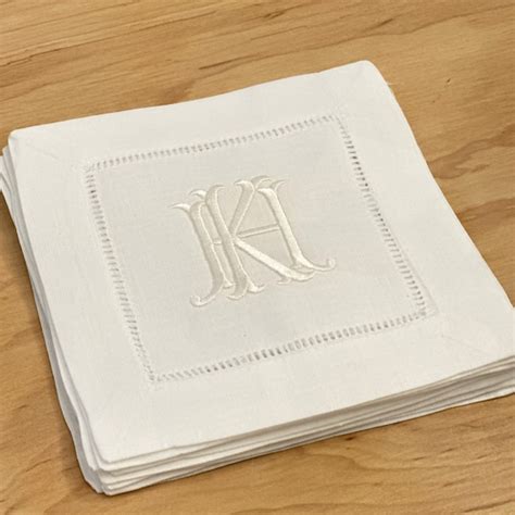 Monogram Napkins - Etsy