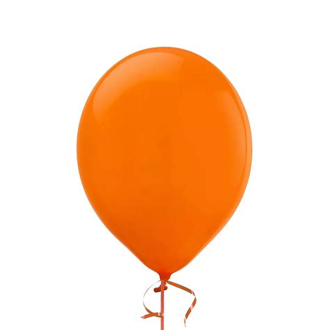 Orange Balloon, 12in, 1ct | Party City