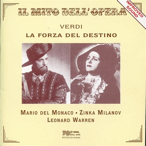 Verdi La Forza Del Destino Live Recordings 1953 Album By Zinka