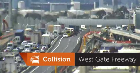 VicTraffic On Twitter A Collision On The West Gate Freeway Outbound