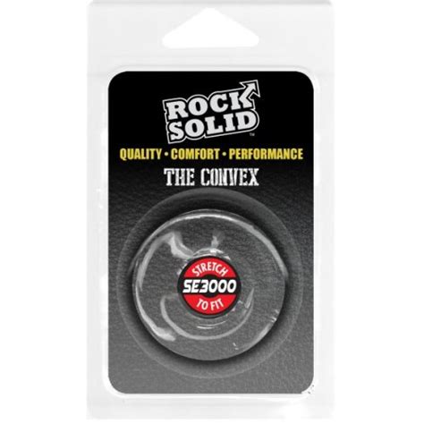 Rock Solid The Convex Cock Ring Clear Sex Toys At Adult Empire