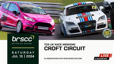 Brscc Live Tcr Uk Race Weekend Croft Circuit July