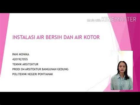 Tugas Utilitas Instalasi Air Bersih Dan Air Kotor Pada Kos Kosan Youtube