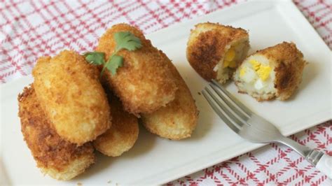 Theres Nothing Better Than Eating A Warm Egg And Potato Croquette