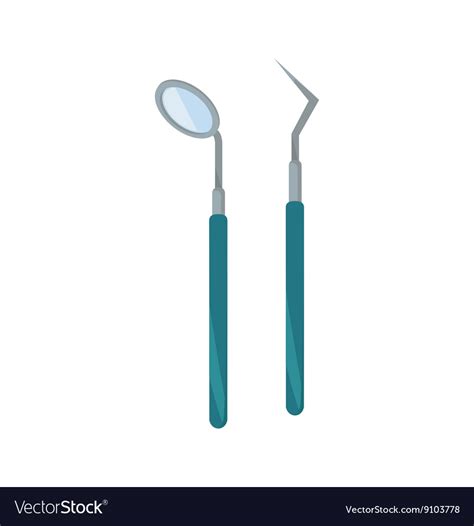 Tools Dentist Set Royalty Free Vector Image Vectorstock