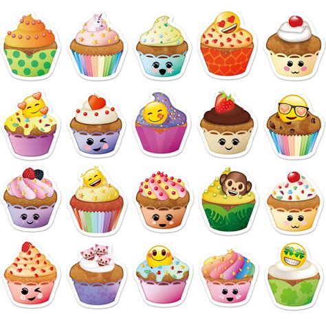 Hình ảnh Dễ Thương Cute Stickers Cupcake Được Yêu Thích Nhất