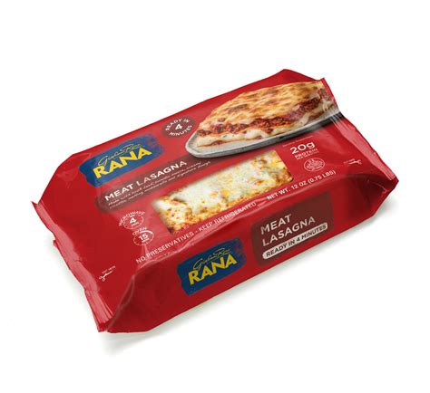 Giovanni Rana Homestyle Lasagna Meat Premium Prepared Entre Tray