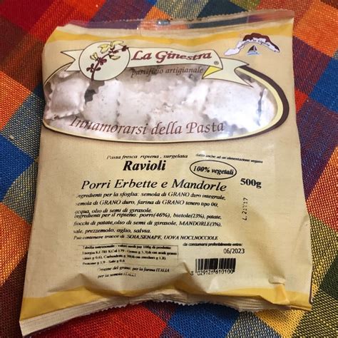 La Ginestra Ravioli Porri Erbette E Mandorle Vegetali Review