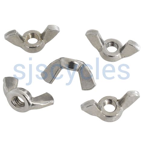 Stainless Steel Wing Nut M6 Pack Of 5