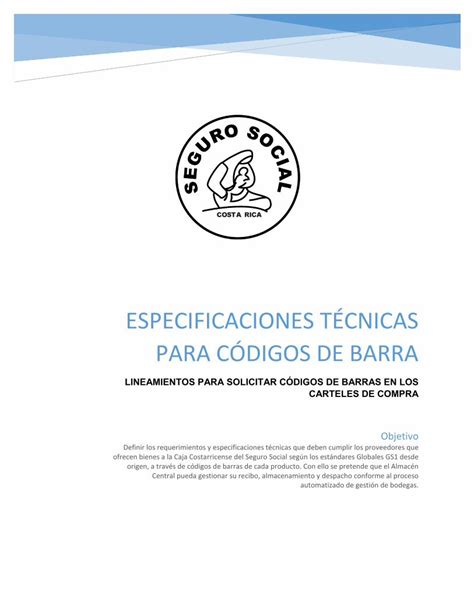 Pdf Especificaciones T Cnicas Para C Digos De Pdf