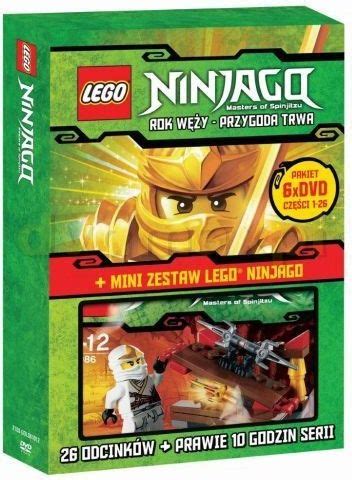 Film DVD LEGO Ninjago Rok węży część 1 2 3 4 5 6 BOX Gadżet DVD