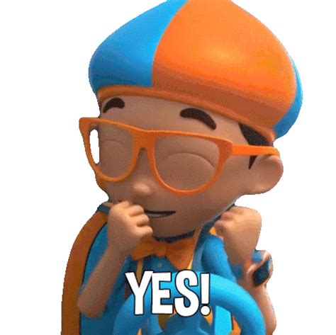 Yes Blippi Sticker Yes Blippi Blippi Wonders Educational Cartoons For