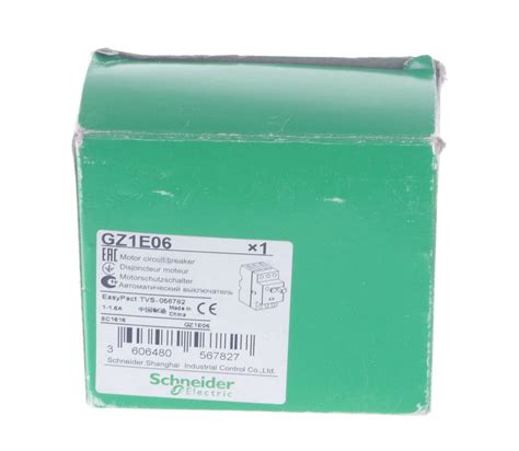 SCHNEIDER GZ1E06 Motor Protection Circuit Brake ! NEW ! | eBay