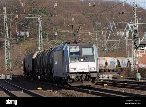 Freight Train Germany Stock Photo Alamy