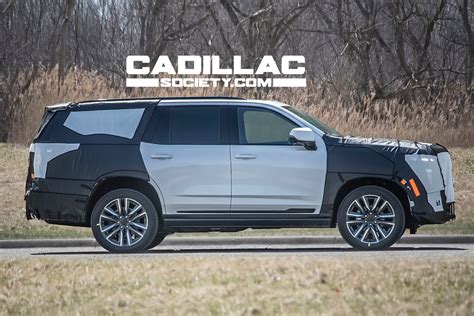 2024 Cadillac Escalade Refresh Spied Undergoing Testing