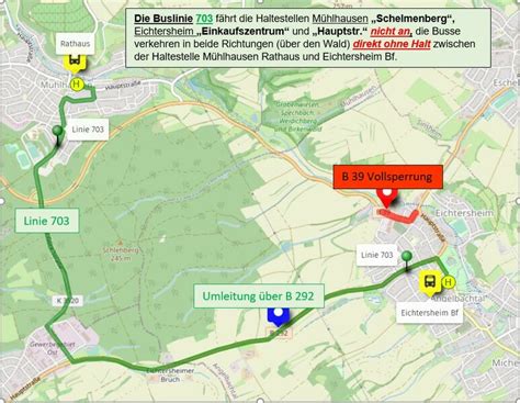 Beeintr Chtigungen Im Regionalbusverkehr Durch Vollsperrung Eines