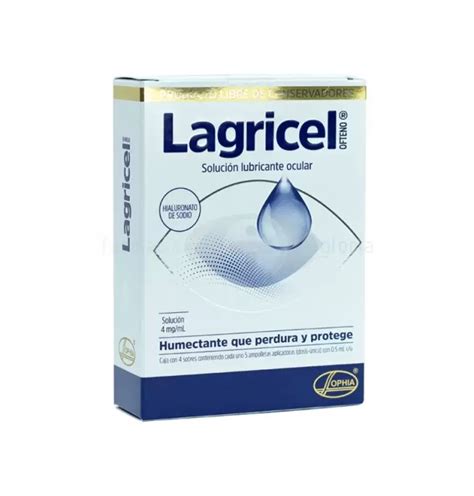 Lagricel Ofteno PF 4mg ml Solución Gotas 10 44 OFF