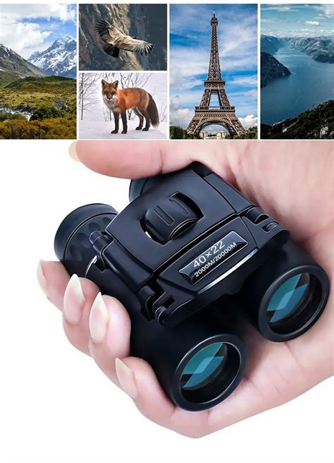 X Hd Powerful Binoculars M Long Range Folding Mini Telescope