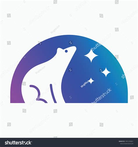 Polar Bear Logo Design Vector Template Stock Vector (Royalty Free ...