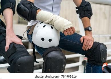 Injuries Fractures Extreme Sports Body Protection Stock Photo 784998616 ...