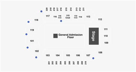 Seating Chart Showare Center: A Visual Reference of Charts | Chart Master