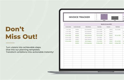 Invoice Tracker Template in Excel, Google Sheets - Download | Template.net