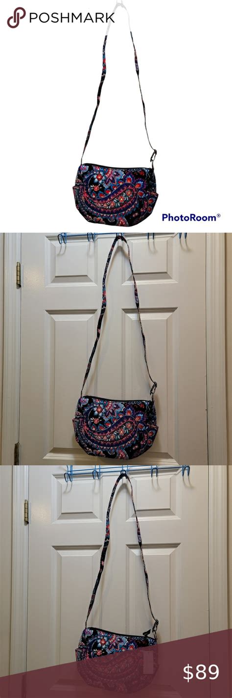 Vera Bradley Small Go Ahead Crossbody Haymarket Paisley Nwt Purse Bag