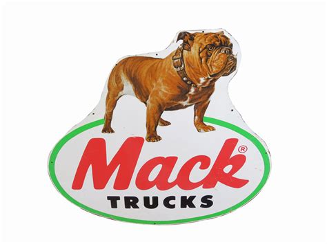 Addendum Item - VINTAGE MACK TRUCKS TIN SIGN