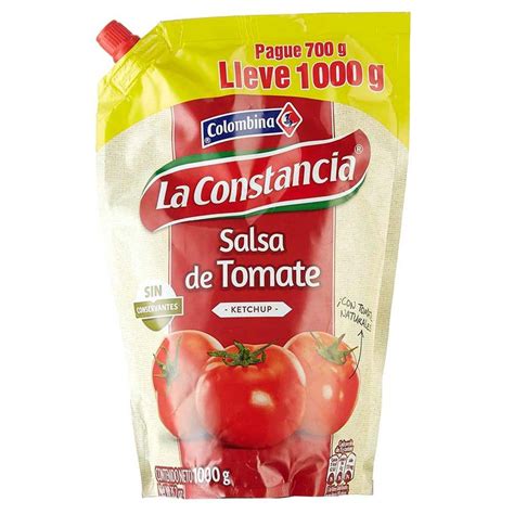 Salsa Tomate La Constancia Pague 700 G Lleve 1000 G