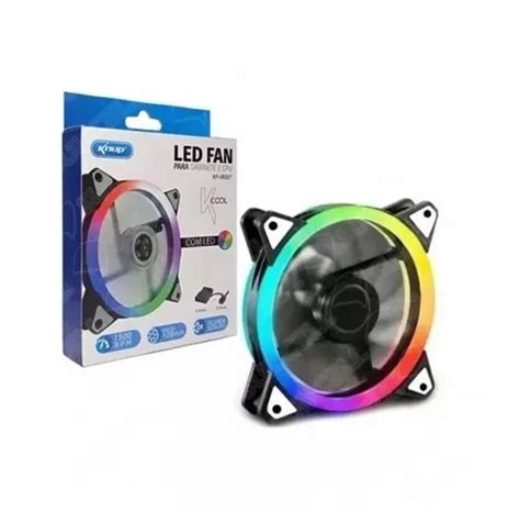 Cooler Fan Led Rgb Mm Ventoinha Gabinete E Cpu Knup Parcelamento