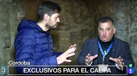 Entrevista a Luis Larrea en TVE 1 los Baños del Alcázar Califal Larrea