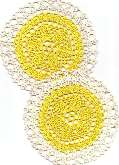 Crochet Lace Doily Small Crocheted Doilies Housewarming Gift Etsy Uk