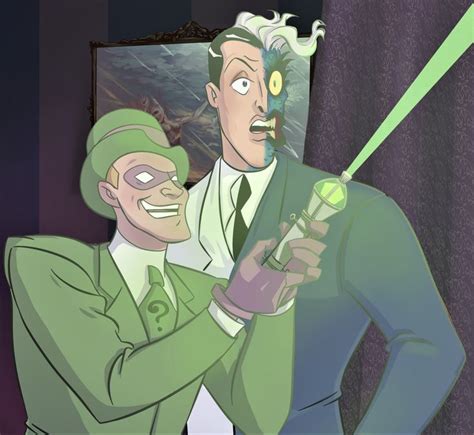 The Riddler And Two Face A Dynamic Duo