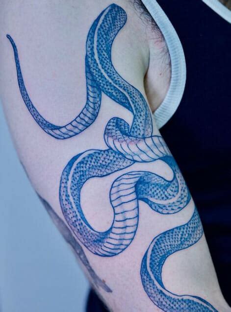 Blue Ink Tattoo Designs Unleashing The Power Of Blue In Stunning