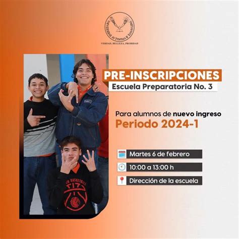 Preinscripciones Para Nuestra Escuela Preparatoria No 3 UAT