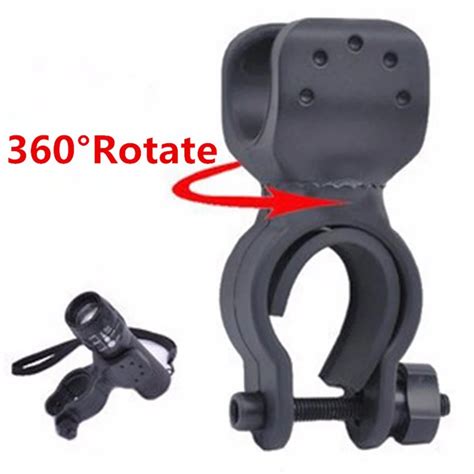 200pcslot 360 Degree Bicycle Led Flashlight Mount Holder For Bicycle Torch Clip Clamp Bike