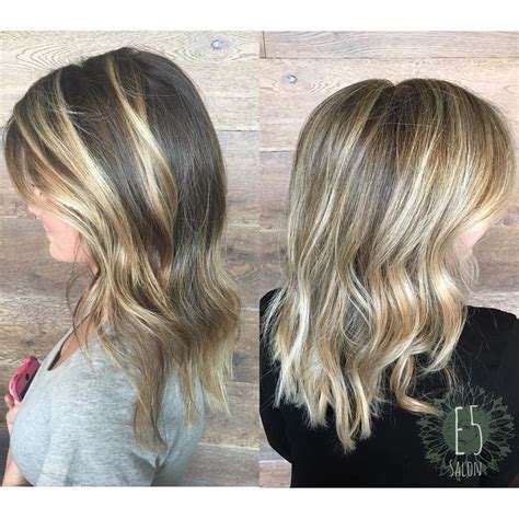 From Balayage To Rooty Blonde Shadow Root Hair Color And Cut Hair Bright Blonde