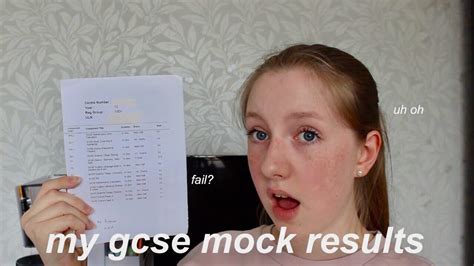 My Gcse Mock Results Year 10 Youtube